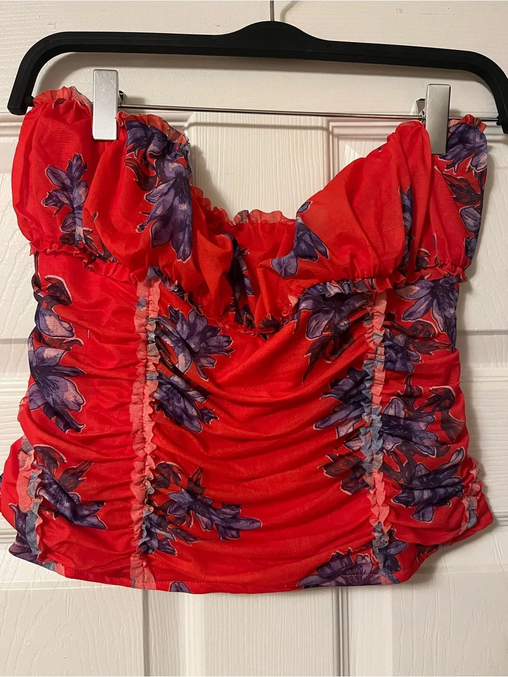 Free People Scottie Printed Tube Top Size L